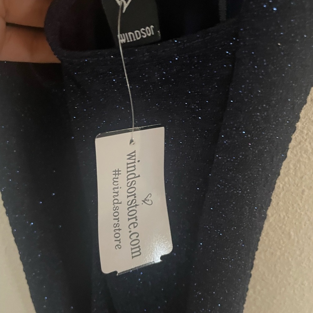 Dark Blue Sparkly Dress